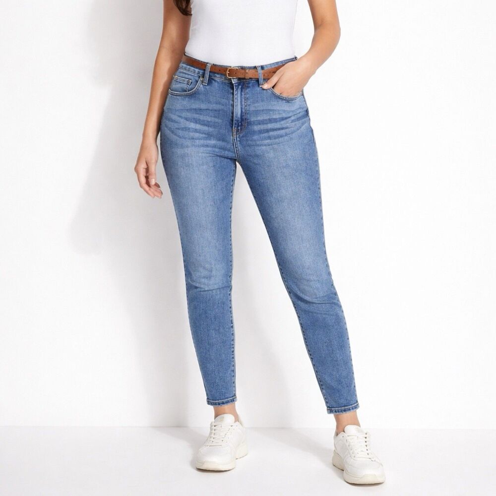 Madewell Size 20W Roadtripper Jeans  10” High Rise Skinny Stretch Ankle